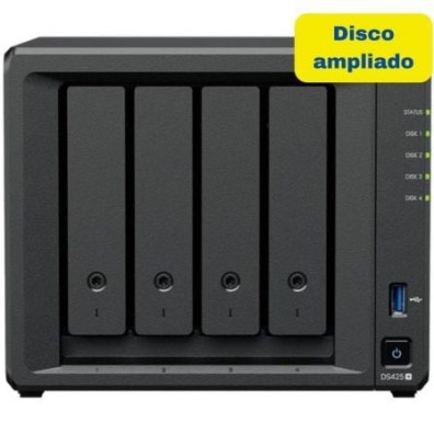 NAS Synology DS425+ 4 Bahías 3.5" - 2.5" 16TB 2GB DDR4