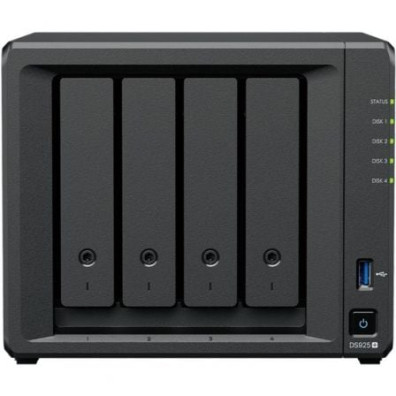 NAS Synology Diskstation DS925+/ 4 Bahías 3.5"- 2.5"/ 4GB DDR4
