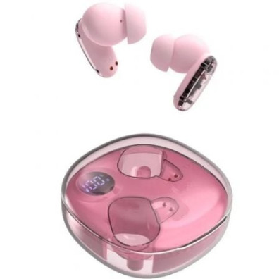 AURICULAR INTRAUDITIVO BLUETOOTH MARS GAMING MHIB2 BT5.1 TWS ESTUCHE 24h BAT. ROSA - Rosa