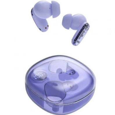 AURICULAR INTRAUDITIVO BLUETOOTH MARS GAMING MHIB2 BT5.1 TWS ESTUCHE 24h BAT. LILA - Morados