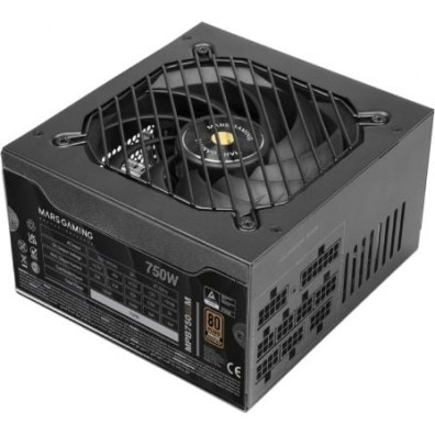 Fuente de Alimentación Mars Gaming MPB750SIM 750W Ventilador 14cm