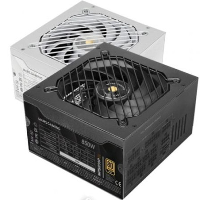 Fuente de Alimentación Mars Gaming 850W con Ventilador de 14cm