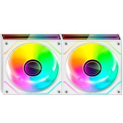 Ventiladores Mars Gaming MF-3DPROX2R Pack 2 - 12cm ARGB