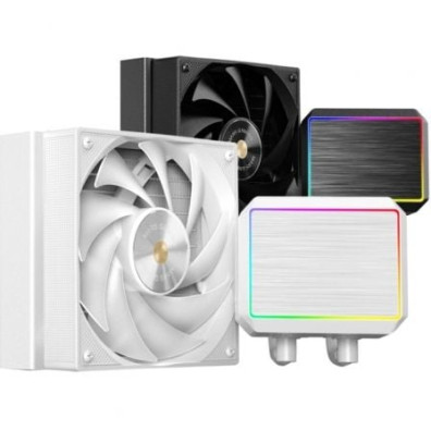 SISTEMA DE REFRIGERACION LIQUIDA MARS GAMING MLPROII120W 1X120mm 300W TDP PANTALLA LCD BLANCO - Blanca