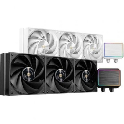 SISTEMA DE REFRIGERACION LIQUIDA MARS GAMING MLPROII360 3X120mm 600W TDP PANTALLA LCD NEGRO - Negro