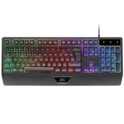 Teclado Gaming SemiMecánico Mars Gaming MK124 - Periféricos Gaming