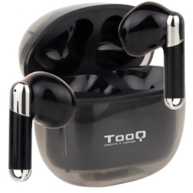 Auriculares Bluetooth TooQ Onyx TQBWH-0054B con estuche de carga y autonomía de 4 horas