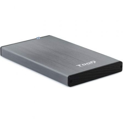 CAJA EXTERNA 2.5" USB 3.0 TOOQ TQE-2527G PARA HD HASTA 9,5MM SATA USB 3.0/3.1 GEN1 GRIS - USB 3.1