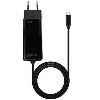 Cargador de Portátil TooQ GaN Tipo-C/ 100W Automático