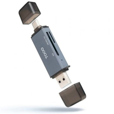 Lector de Tarjetas Externo TooQ TQR-3001G - Para Transferir Datos Rápidamente