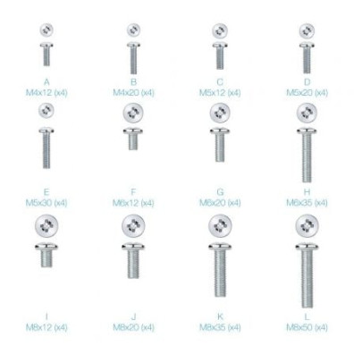 Kit de Montaje Universal TooQ SSK4820 - Pantallas con Tornillería