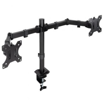 Soporte de Mesa para 2 Monitores TooQ DB1802TN-B Giratorio Inclinable - Accesorios