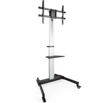 Soporte de Suelo Inclinable y Ajustable TooQ FS1886M-B con Ruedas para TV de 37-86 pulgadas