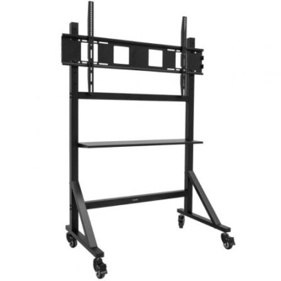 Soporte de Suelo Ajustable con Ruedas TooQ FS20105M-B para TV 60-105"