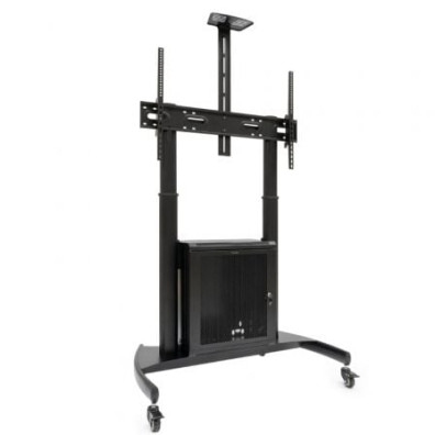 Soporte de Suelo Inclinable con Ruedas TooQ Narnia para TV de 60-100 pulgadas