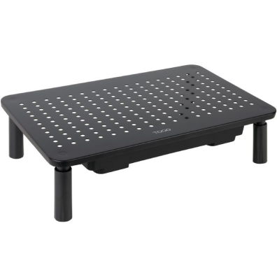 SOPORTE ELEVADOR PARA PORTATIL/MONITOR CON CAJON NEGRO TQMR086 TOOQ