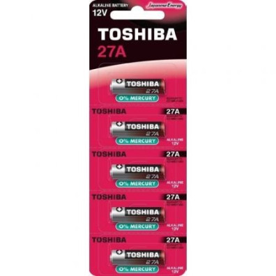Pack de 5 Pilas Toshiba 12V 27A/12V - Electrónica
