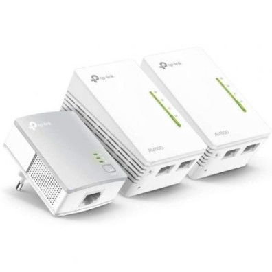 Adaptador Powerline TP-Link 500Mbps WPA4220TKit - Alcance 300m