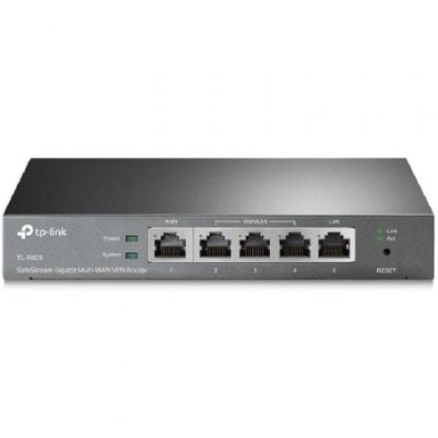 Router VPN SafeStream Gigabit TP-Link Omada TL-R605 - 5 Puertos Multi-WAN