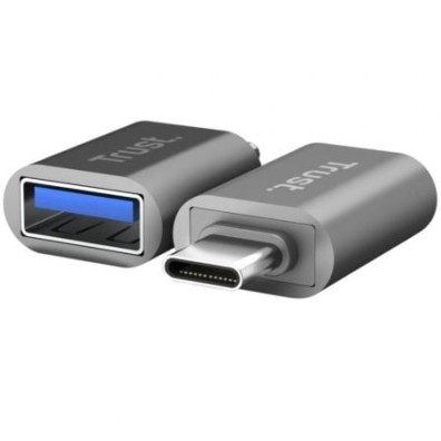 ADAPTADOR USB-C 3.2 MACHO A USB 3.2 TIPO A HEMBRA 10GB/S PACK 2 UDS NEGRO - USB Tipo-C Macho - USB Hembra