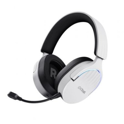 HEADSET BLUETOOTH TRUST GAMING FAYZO GXT 491 BLANCO 25304 BT Y USB 2.4Ghz MICROFONO DESMONTABLE Y F* - Blancos