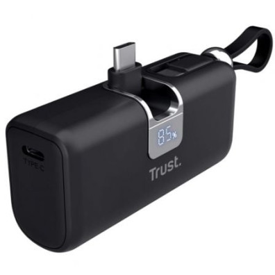 POWER BANK TRUST PACTO 5000mAh NEGRO - Negra