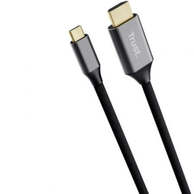 Cable Conversor HDMI Macho a USB Tipo-C Trust CALYX 4K - HDMI Macho/ 2m
