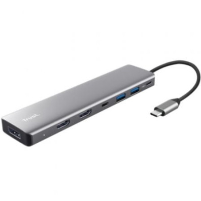 Trust Dalyx Docking USB Tipo-C / 2xUSB / 2xHDMI 4K / 1xDisplayPort / 1xUSB Tipo-C PD