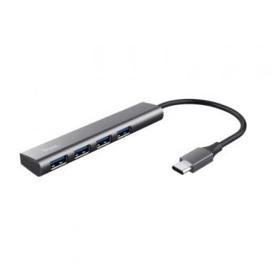 Hub USB Tipo-C Trust Halyx con 4xUSB