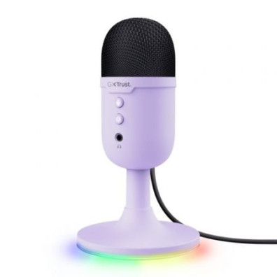 Micrófono Trust Gaming GXT 234 Yunix/ USB - Lila