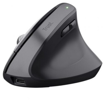 Ratón Vertical Inalámbrico Trust Bayo+ Bluetooth con Batería Recargable