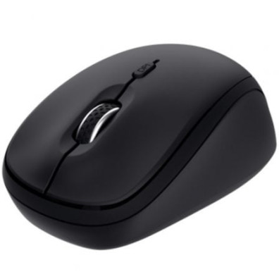 MOUSE TRUST WIRELESS Y BLUETOOTH YVI+ NEGRO 1600DPI AJUSTABLE 3 BOTONES 3 DISPOSITIVOS - Negro