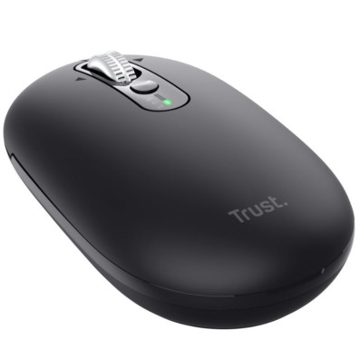 RATON OPTICO WIRELESS FINO SERON NEGRO TRUST