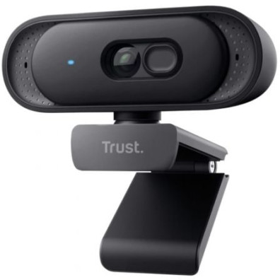 WEBCAM TRUST TOMAR 2K QHD 2560x1440 30FPS FOV 76 Grados USB Negro - 2560 x 1440 QHD
