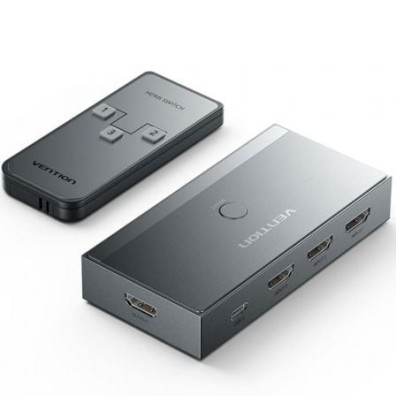 Switch HDMI Vention 8K 2.1 - Conmutador AKRH0 HDMI Hembra/3x HDMI Hembra