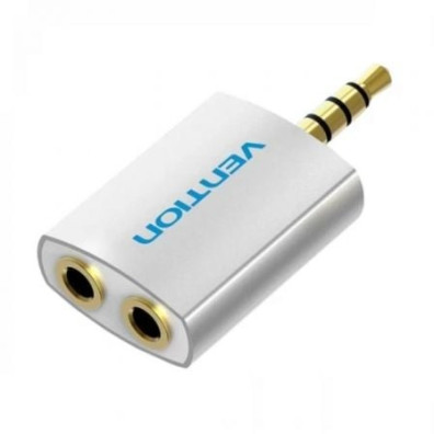 Adaptador Vention BDAW0 Audio Jack 3.5 Macho a 2x Jack 3.5 Hembra