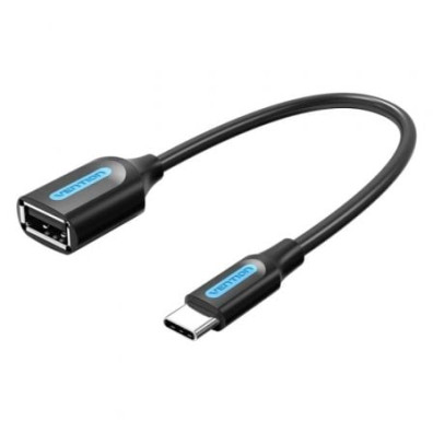 Cable USB Tipo-C Macho a USB Hembra Vention 2.0 - 15cm, 480Mbps