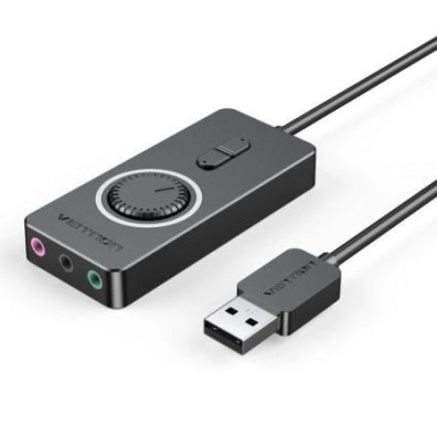 Tarjeta de Sonido Vention CDRBB - Mejora Calidad de Audio