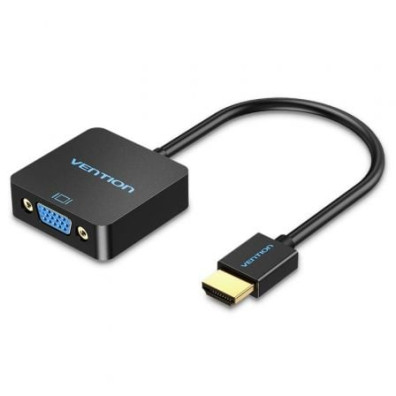 Conversor Vention ACPBB/ HDMI Macho - VGA Hembra/ 15cm - Negro