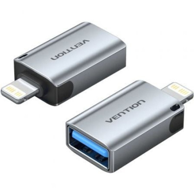 Adaptador OTG USB Vention CUCH0/ USB Hembra - Lightning Macho
