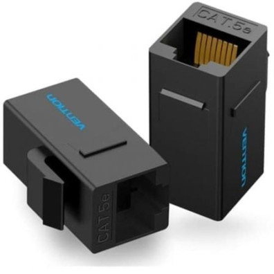 Adaptador RJ45 Cat5e UTP VDD-B07-B - Conector RJ45 Hembra a RJ45 Hembra