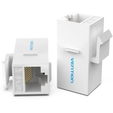 Adaptador Vention RJ45 Cat5 UTP Hembra a RJ45 Hembra