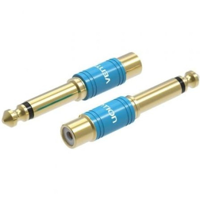Adaptador Jack Vention RCA Hembra a Jack 6.5 Macho