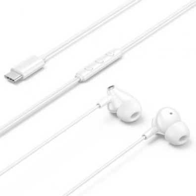 Auriculares Intrauditivos Vention Echo Lite USB-C In-Ear/ con Micrófono/ USB Tipo-C - Blancos