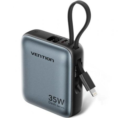 Powerbank 10000mAh Vention FHFN0/ 35W/ Gris