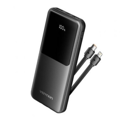 Powerbank Vention 10000mAh 22.5W Negra