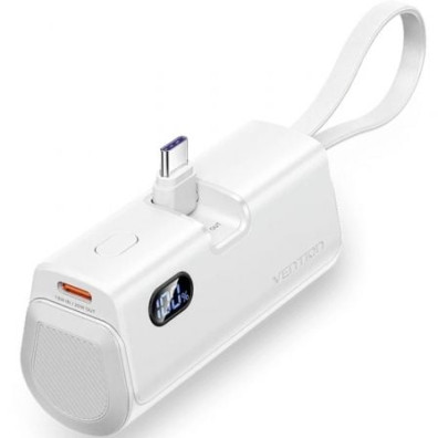 Powerbank Vention 4800mAh Blanco 22.5W