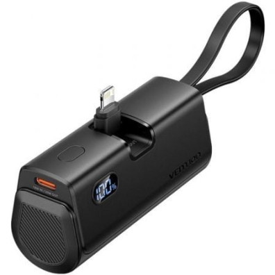 Powerbank Vention 4800mAh Color Negro - Modelo FHRB0/ 22.5W