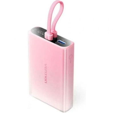 Powerbank Vention 10000mAh 22.5W Rosa