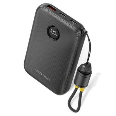 Powerbank Vention 10000mAh 22.5W Negra